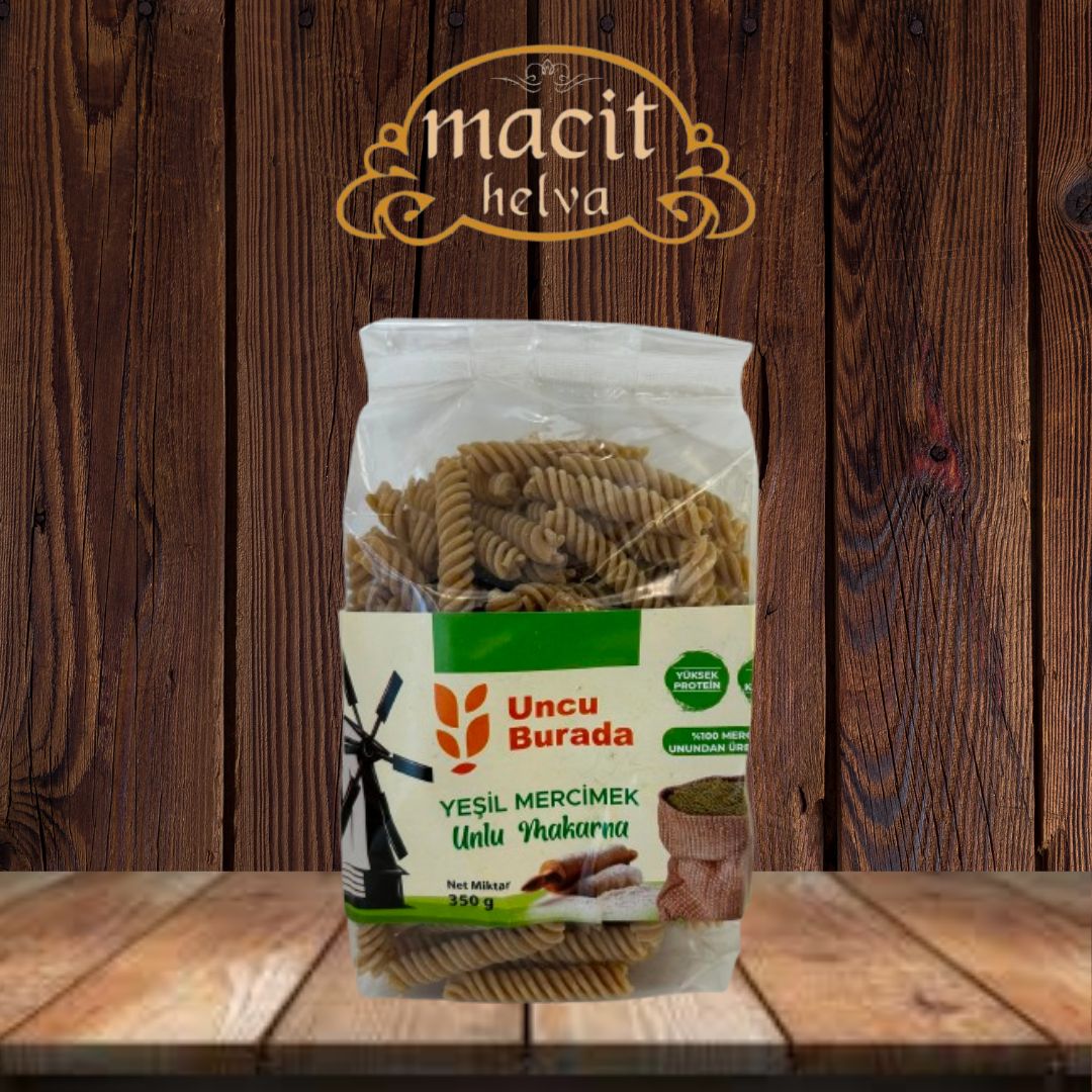 Yeşil Mercimek Unlu Makarna 350 Gr