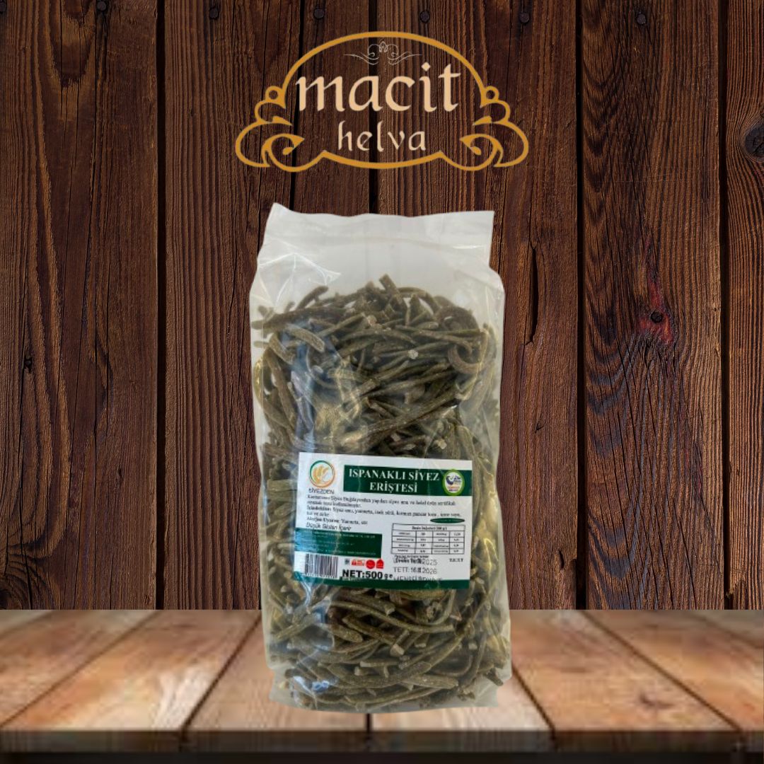 Ispanaklı Siyez Erişte 500 Gr